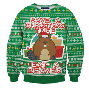 Save a Christmas Tree Unisex Sweater