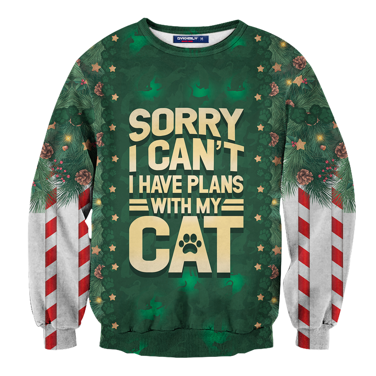 Sorry I Can't I Have Plans With My Cat Unisex Sweater