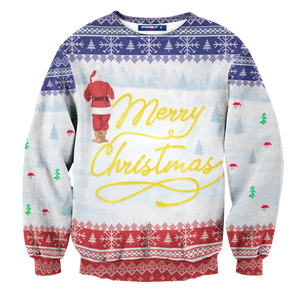 Yellow Snow Christmas Unisex Sweater