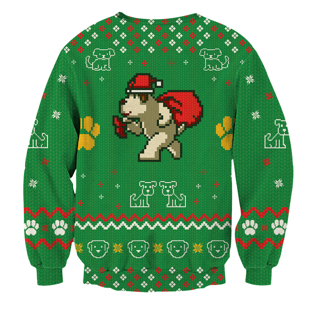Dog And Wine Christmas Unisex Sweater