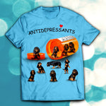 Antidepressant Dogs Unisex T-Shirt S