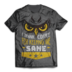 I Thank Coffee Unisex T-Shirt M