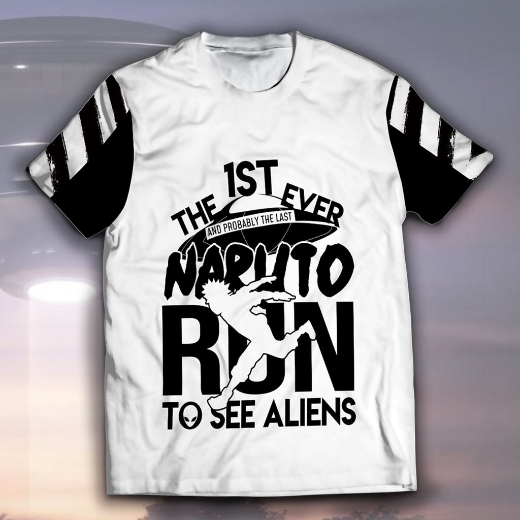 Naruto Run To See Aliens Unisex T-Shirt