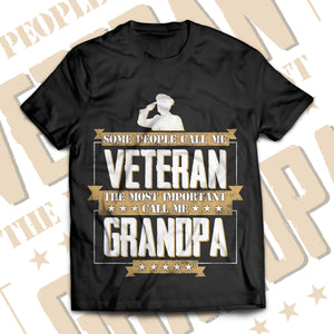 Veteran Grandpa Unisex T-Shirt