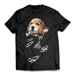Beagle-Torn Unisex T-Shirt