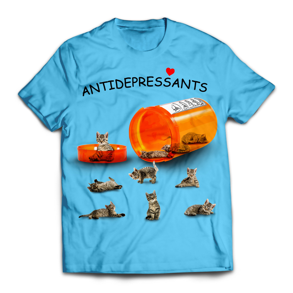 Antidepressant Cats Unisex T-Shirt