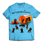 Antidepressant Dogs Unisex T-Shirt