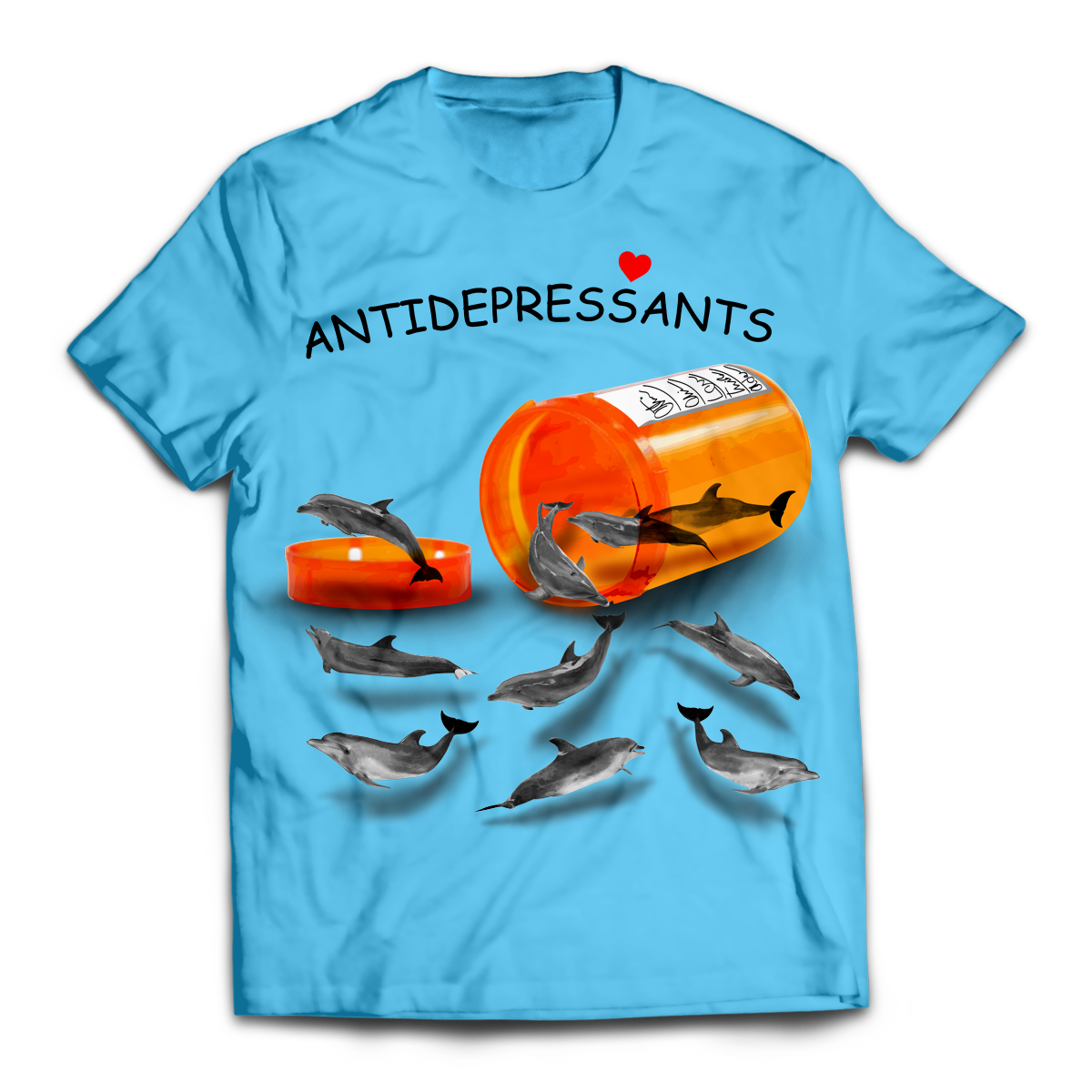 Antidepressant Dolphins Unisex T-Shirt