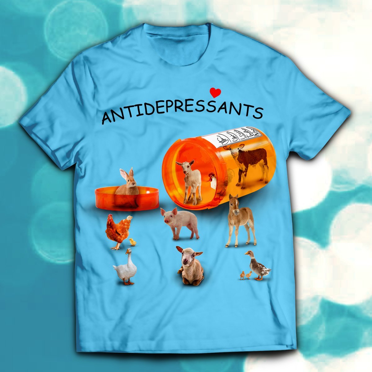 Antidepressant Farm Animals Unisex T-Shirt S