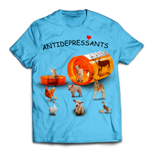 Antidepressant Farm Animals Unisex T-Shirt