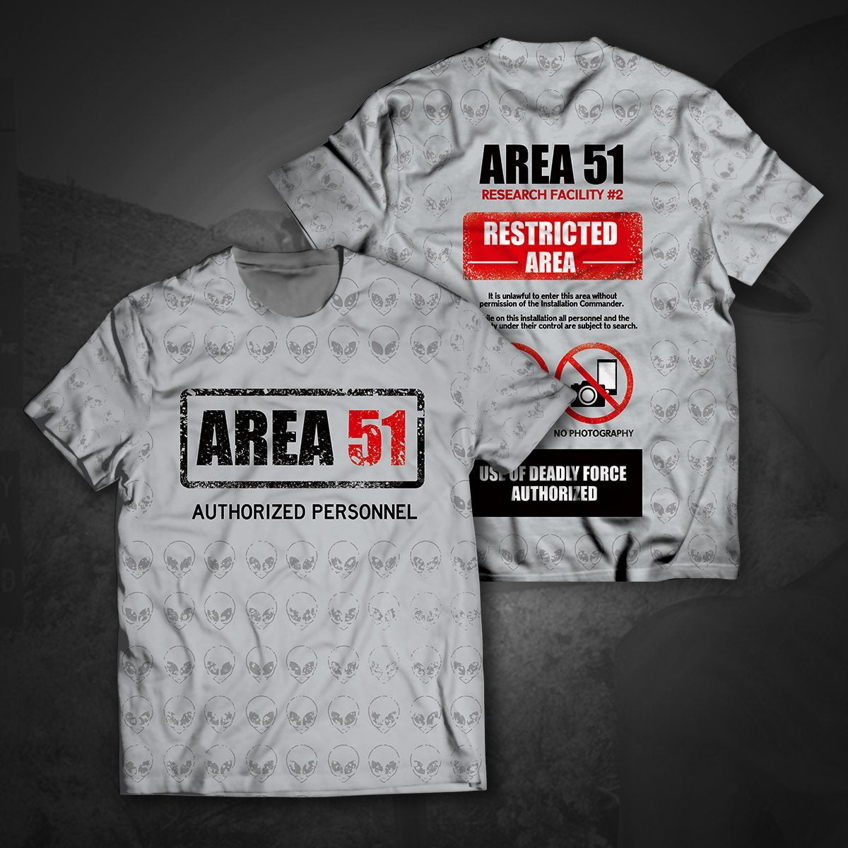 Area 51 Authorized Personnel Unisex T-Shirt S