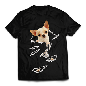 Chihuahua-Torn Unisex T-Shirt