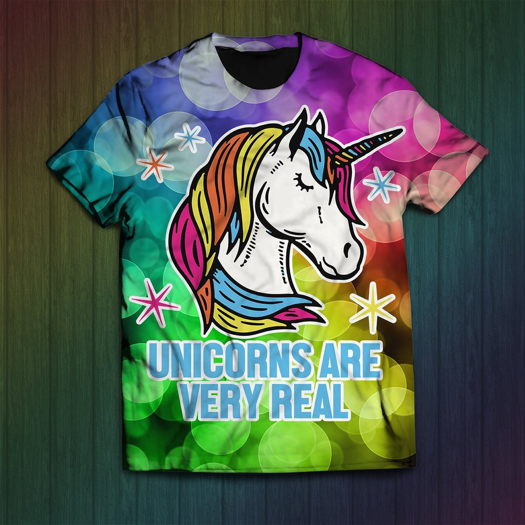 Unicorns Are Very Real Unisex T-Shirt M