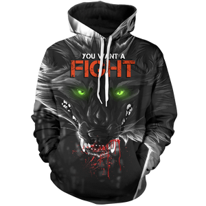 You Want A Fight Ill Bring War Unisex Pullover Hoodie