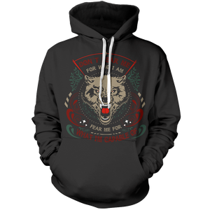 Fear Me For What Im Capable Of Unisex Pullover Hoodie M