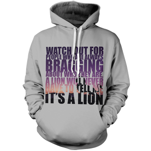 Watch Out Unisex Pullover Hoodie M