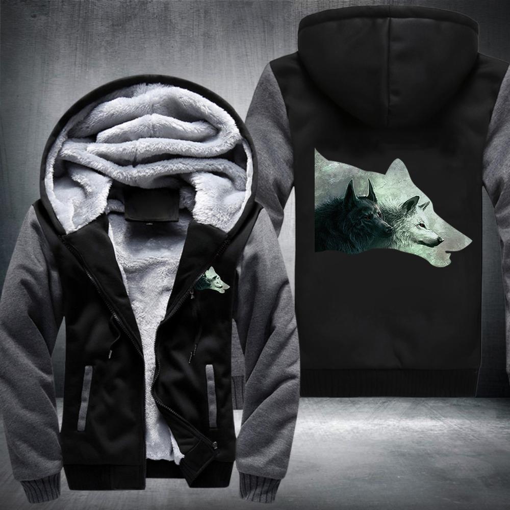 Yin Yang Fleece Jacket Grey / S