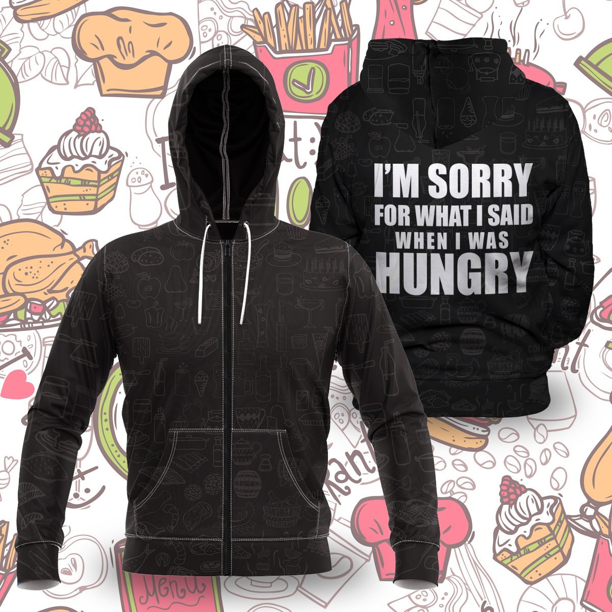 When I Was Hungry Unisex Zipped Hoodie S Zip