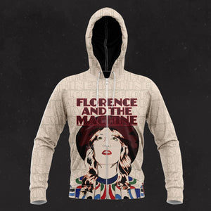 Florence & The Machine Unisex Zipped Hoodie Zip