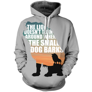 Small Dog Barks Unisex Pullover Hoodie M