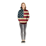 American Flag Unisex Pullover Hoodie