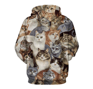 Cats Unisex Pullover Hoodie