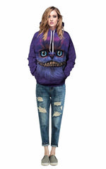 Cheshire Cat Unisex Pullover Hoodie