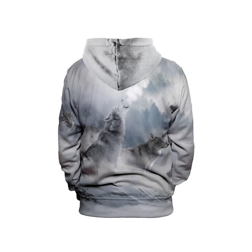 Snow Wolves Unisex Pullover Hoodie