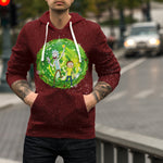 Rick & Morty Wormhole Unisex Pullover Hoodie