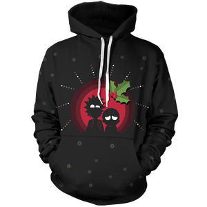 Rick & Morty Christmas Design 03 Unisex Pullover Hoodie M